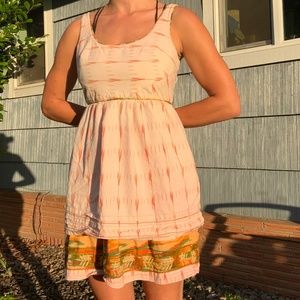 FREE PEOPLE NEW ROMANTICS WEATHER VANE IKAT DRESS